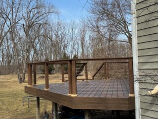 Quick resurface to start the season!
Trex decking and fascia